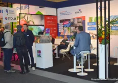 The booth staff of Prins Group and Stolze had constant good traffic.
